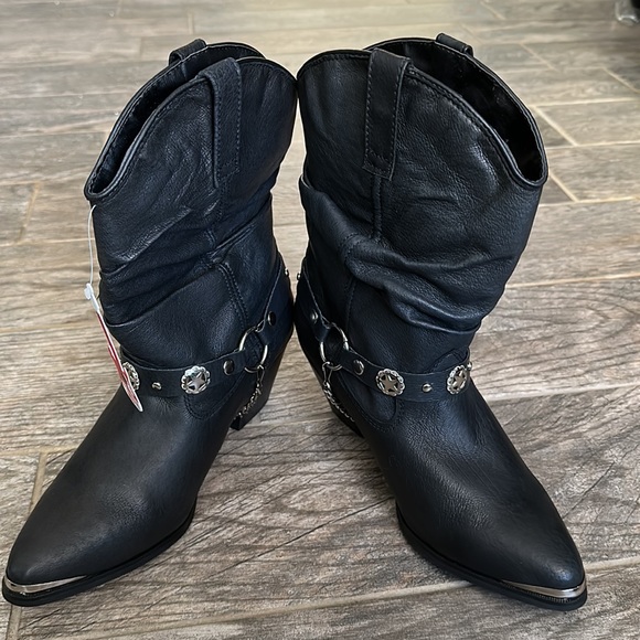 New Dingo Women Slouch Olivia Leather boots - Picture 4 of 10
